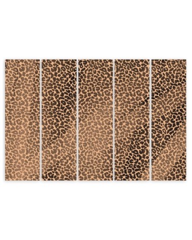 Bild auf Leinwand - Leopard Leopard Pelfpatches Muster | Feeby