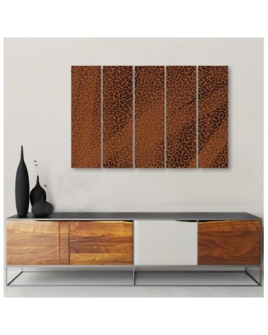 Leinwanddruck - Leopard Leopard Pelfpatches Muster | Feeby