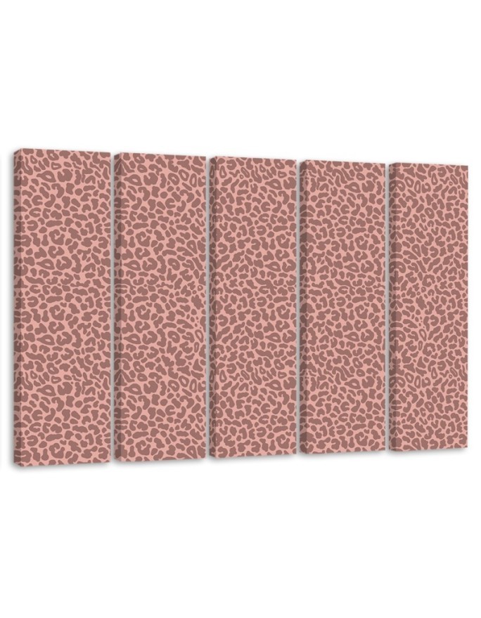 Bild auf Leinwand - Leopard Leopard Pelfpatches Muster | Feeby