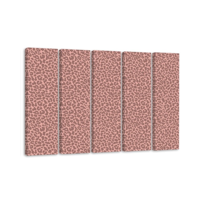 Bild auf Leinwand - Leopard Leopard Pelfpatches Muster | Feeby