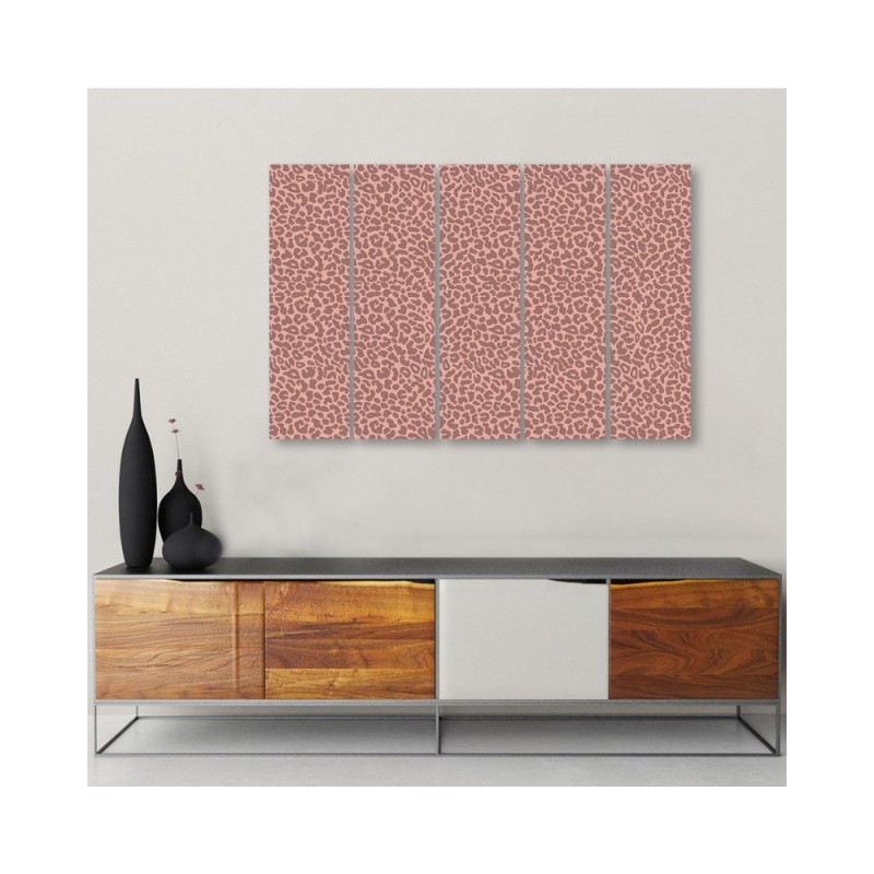 Bild auf Leinwand - Leopard Leopard Pelfpatches Muster | Feeby