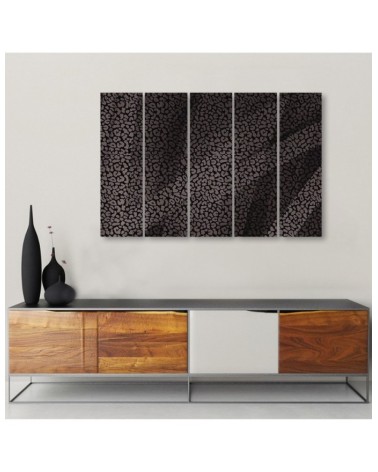 Leinwandbild modern - Leopard Leopard Pelfpatches Muster | Feeby