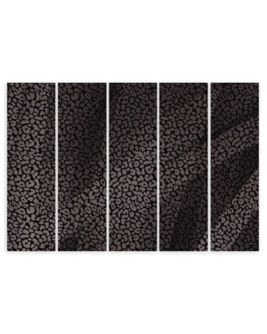 Leinwandbild modern - Leopard Leopard Pelfpatches Muster | Feeby