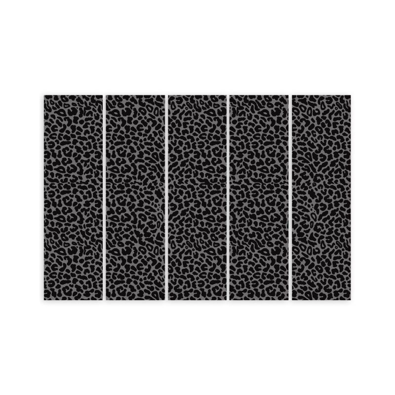 Leinwandbild - Leopard Leopard Pelfpatches Muster | Feeby