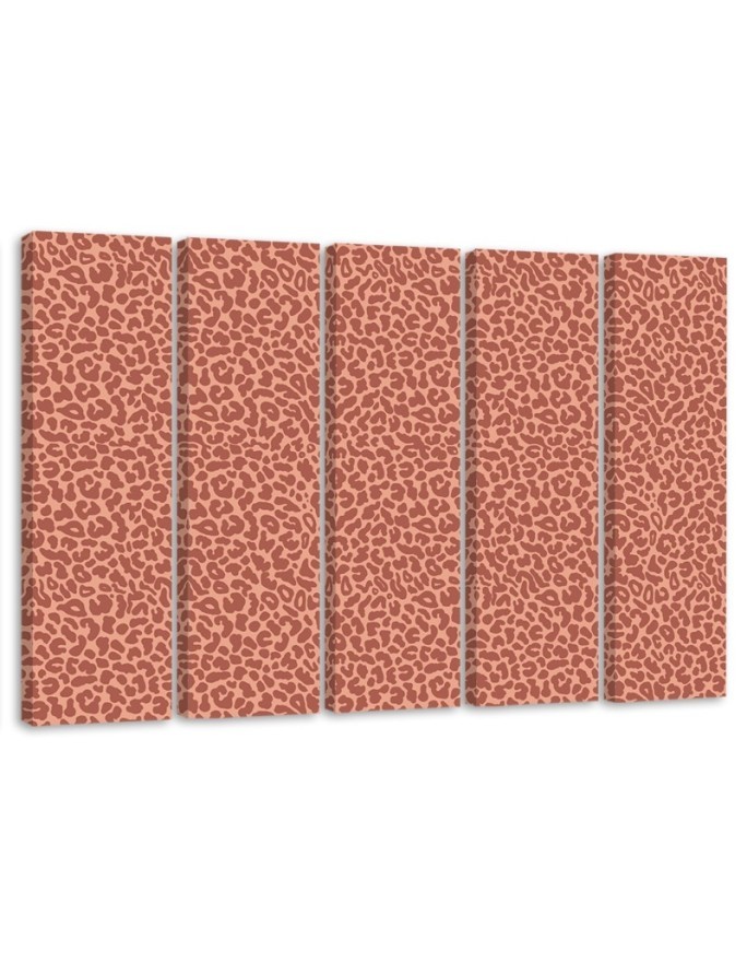 Bild auf Leinwand - Leopard Leopard Pelfpatches Muster | Feeby