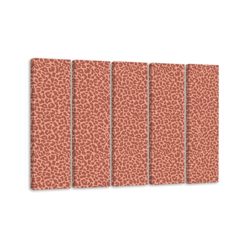 Bild auf Leinwand - Leopard Leopard Pelfpatches Muster | Feeby