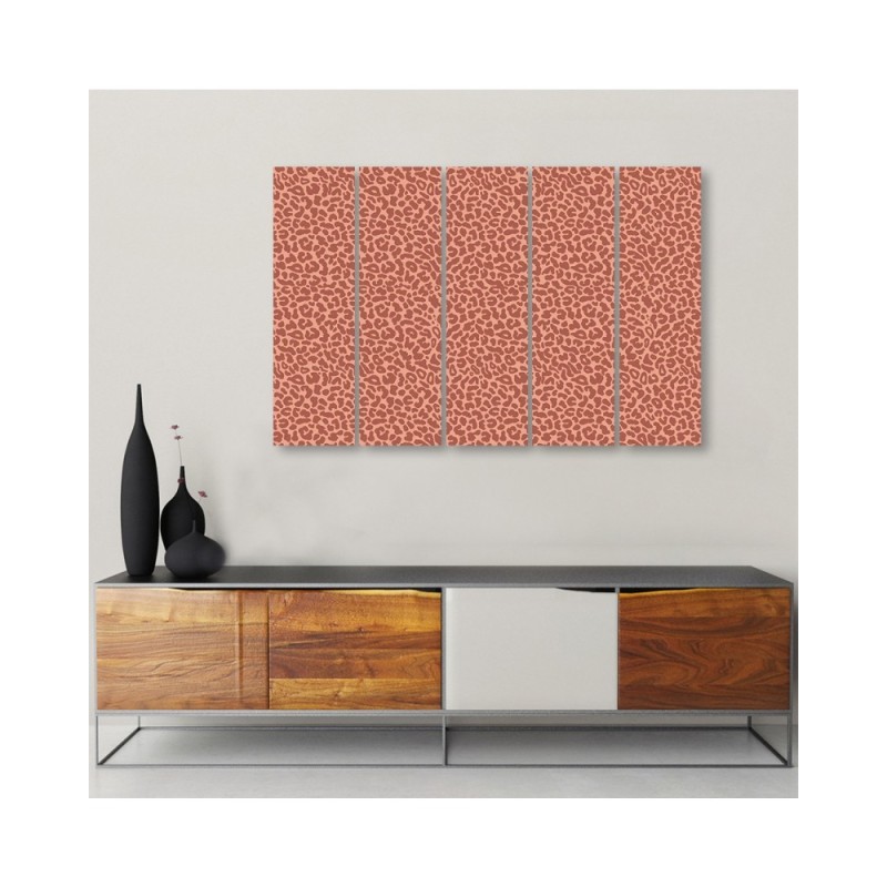 Bild auf Leinwand - Leopard Leopard Pelfpatches Muster | Feeby