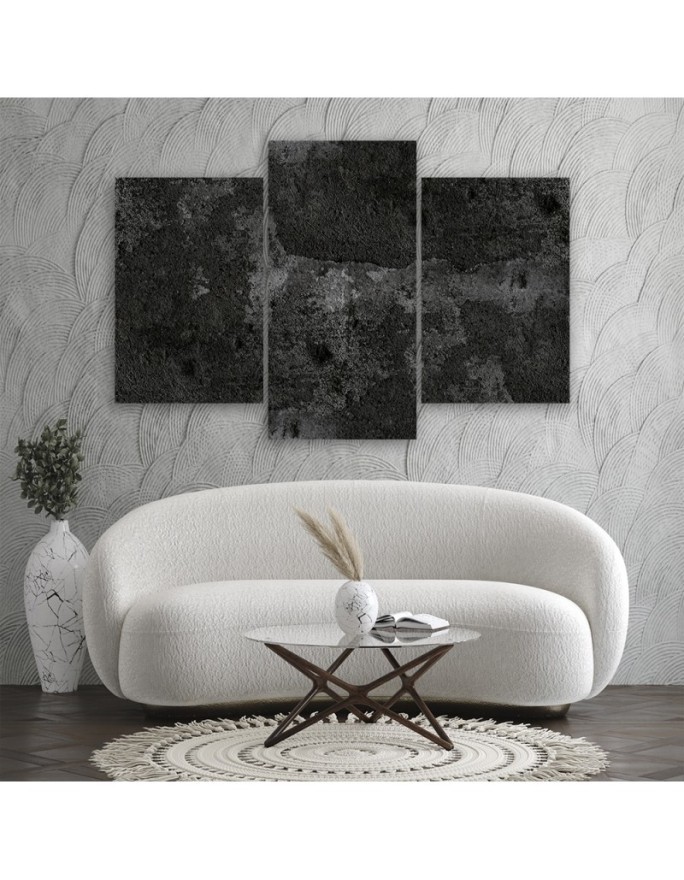 Modern Canvas painting for living room - Old concrete wall | FEEBY