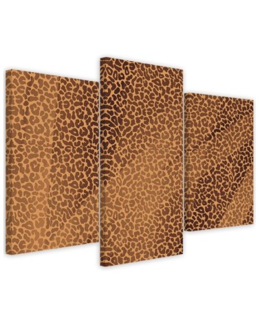 Obraz do salonu canvas - Pantera leopard futro plamy wzór