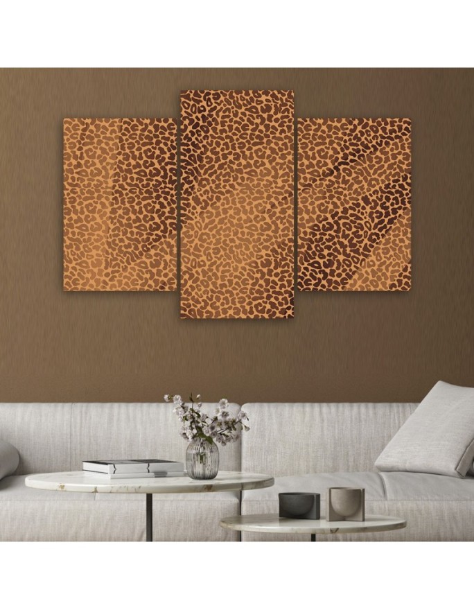 Obraz do salonu canvas - Pantera leopard futro plamy wzór
