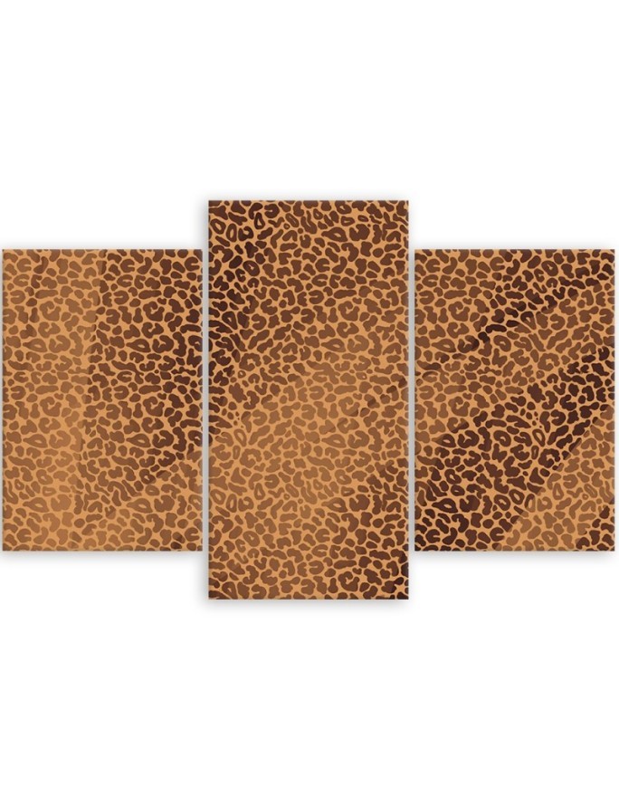 Obraz do salonu canvas - Pantera leopard futro plamy wzór