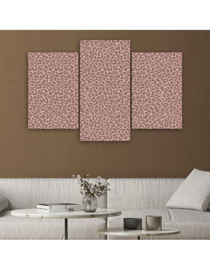 Obraz do salonu canvas - Pantera leopard futro plamy wzór
