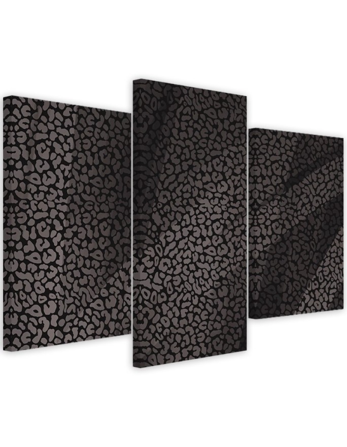 Modern wall painting - Panther leopard fur stains pattern | FEEBY