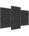 Modern wall art painting - Panther leopard fur stains pattern | FEEBY