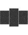 Modern wall art painting - Panther leopard fur stains pattern | FEEBY