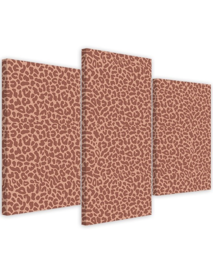 Obraz do salonu canvas - Pantera leopard futro plamy wzór