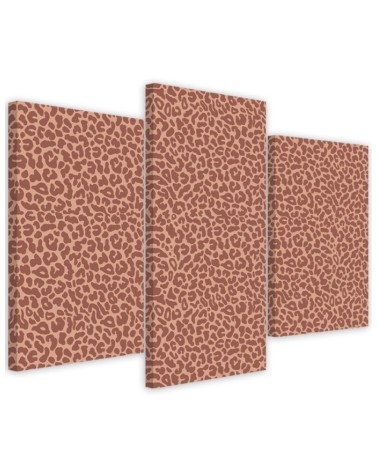 Living room canvas painting - Panther leopard fur stains pattern | FEEBY