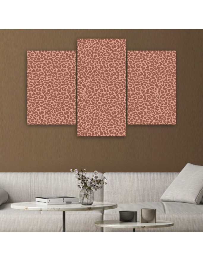 Obraz do salonu canvas - Pantera leopard futro plamy wzór