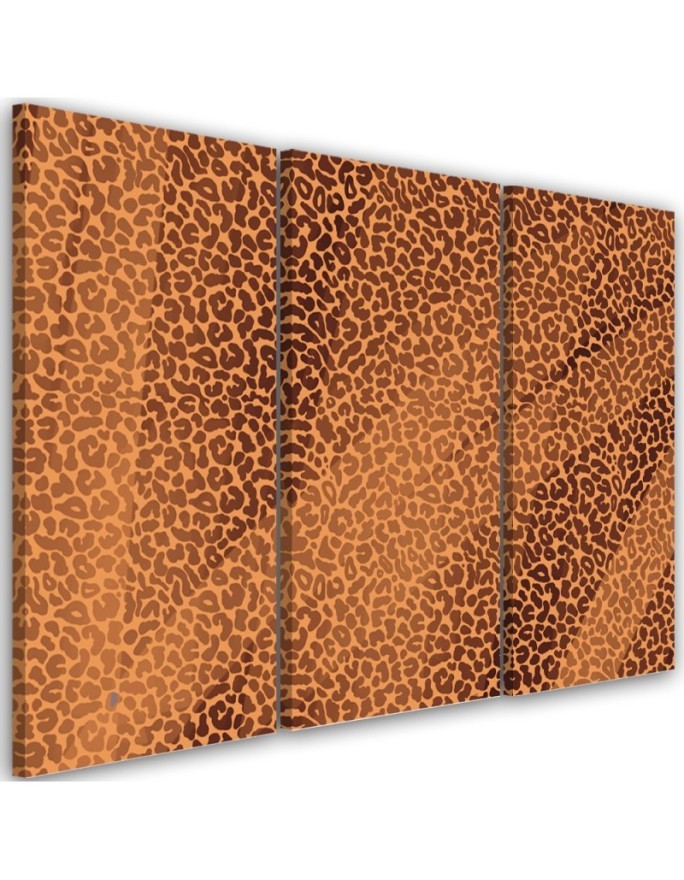 Obraz do salonu canvas - Pantera leopard futro plamy wzór