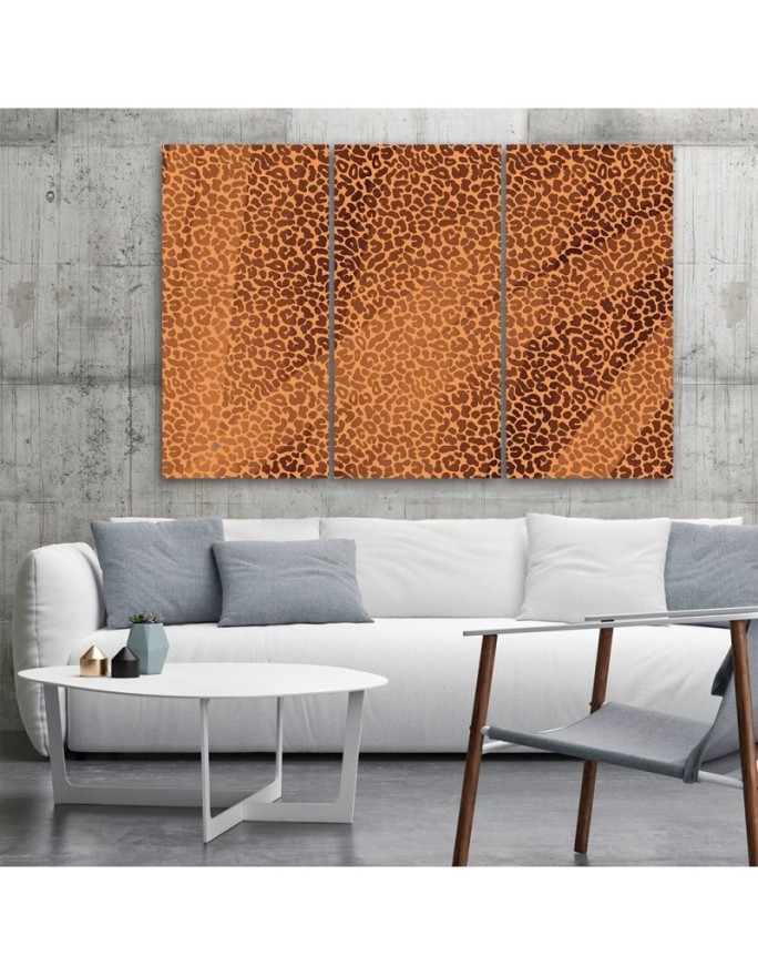 Obraz do salonu canvas - Pantera leopard futro plamy wzór