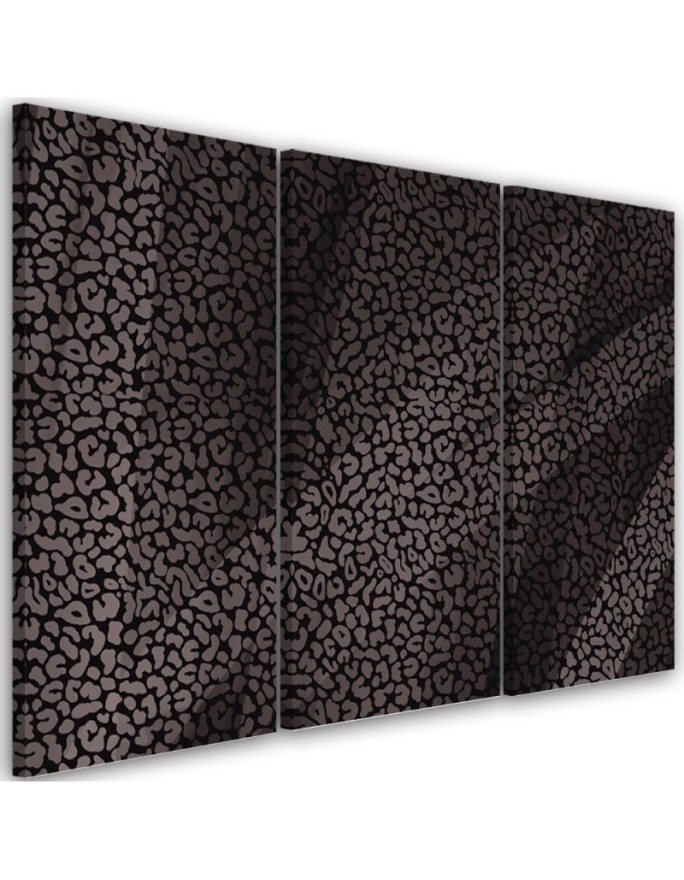 Obraz do salonu canvas - Pantera leopard futro plamy wzór