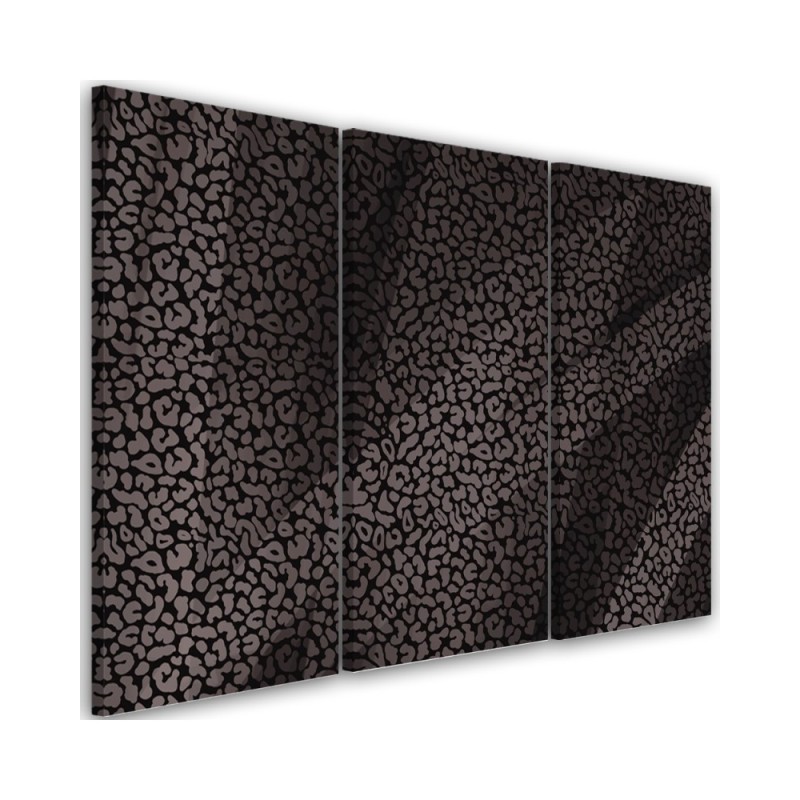 Canvas print for living room canvas - Panther leopard fur stains pattern | FEEBY