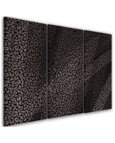 Canvas print for living room canvas - Panther leopard fur stains pattern | FEEBY