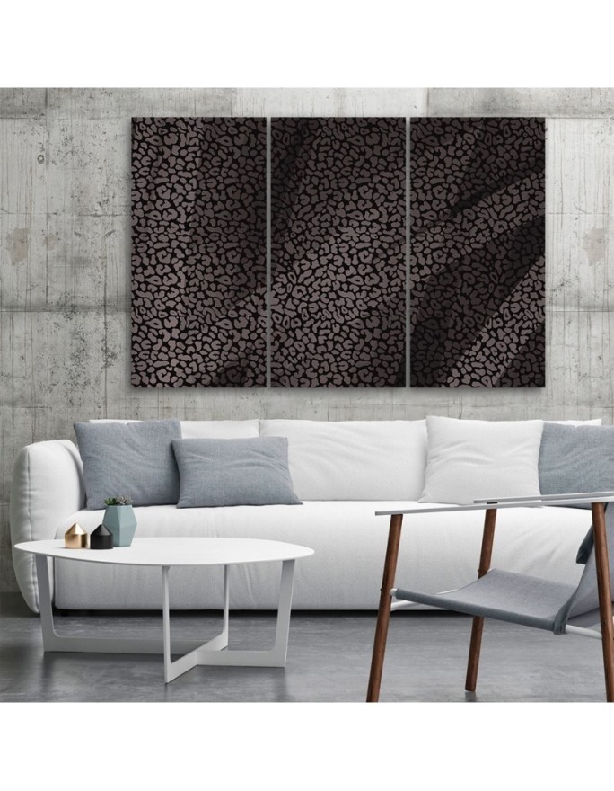Obraz do salonu canvas - Pantera leopard futro plamy wzór