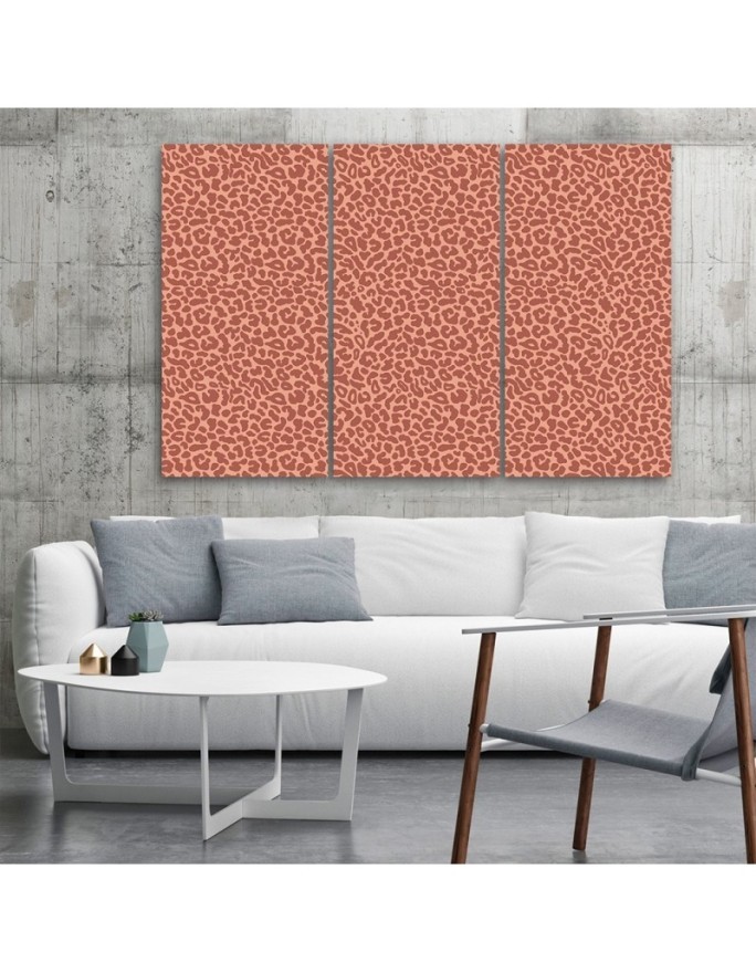 Panther leopard fur spots pattern - Canvas print for living room | FEEBY