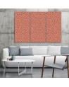 Panther leopard fur spots pattern - Canvas print for living room | FEEBY