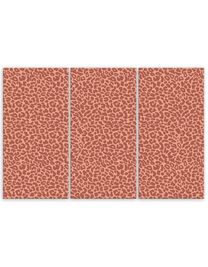 Panther leopard fur spots pattern - Canvas print for living room | FEEBY