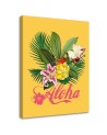 Aloha na żółtym tle Andrea Haase - Obraz do salonu | FEEBY