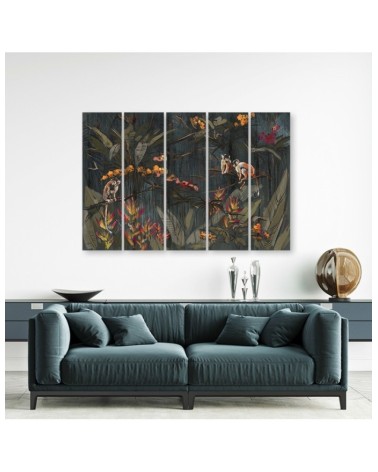 Leinwandbild - Affen im Dschungel | Feeby