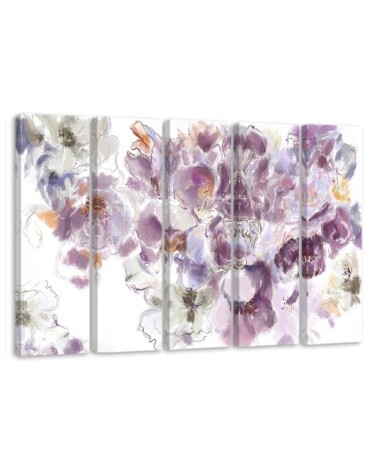 Iris flower - Wall painting for the living room | FEEBY