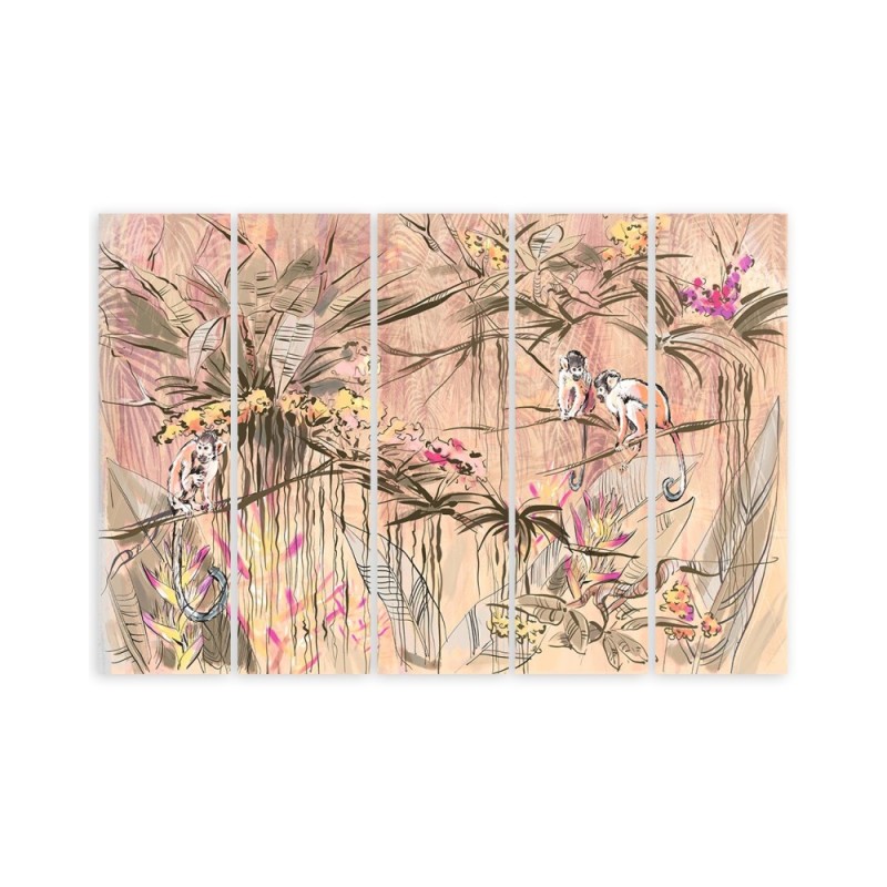 Leinwanddruck - Affen im Dschungel | Feeby