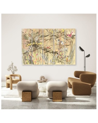 Leinwandbild - Affen im Dschungel | Feeby