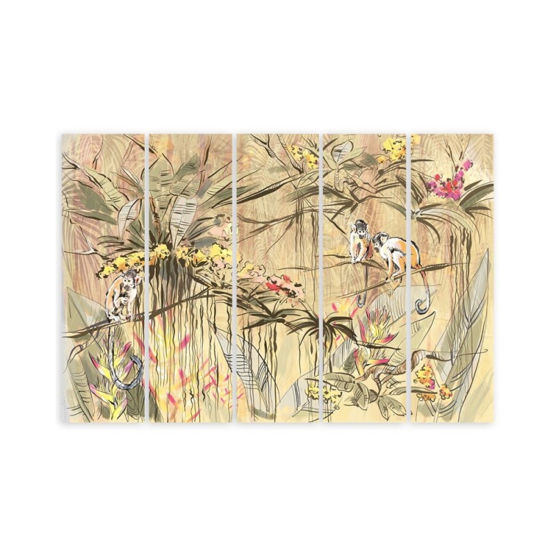 Leinwandbild - Affen im Dschungel | Feeby