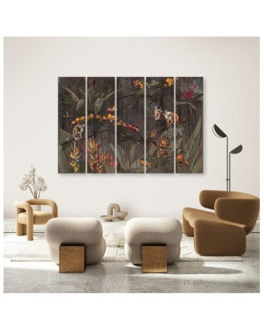 Bild auf Leinwand - Affen im Dschungel | Feeby