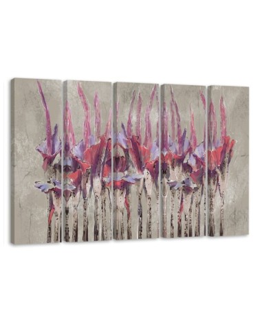 Plants flowers - Wall painting for living room | FEEBY