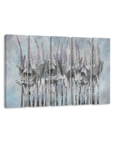 Plants flowers - Wall art painting for living room | FEEBY