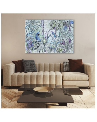 Bild auf Leinwand - Mosaik -Dschungel | Feeby