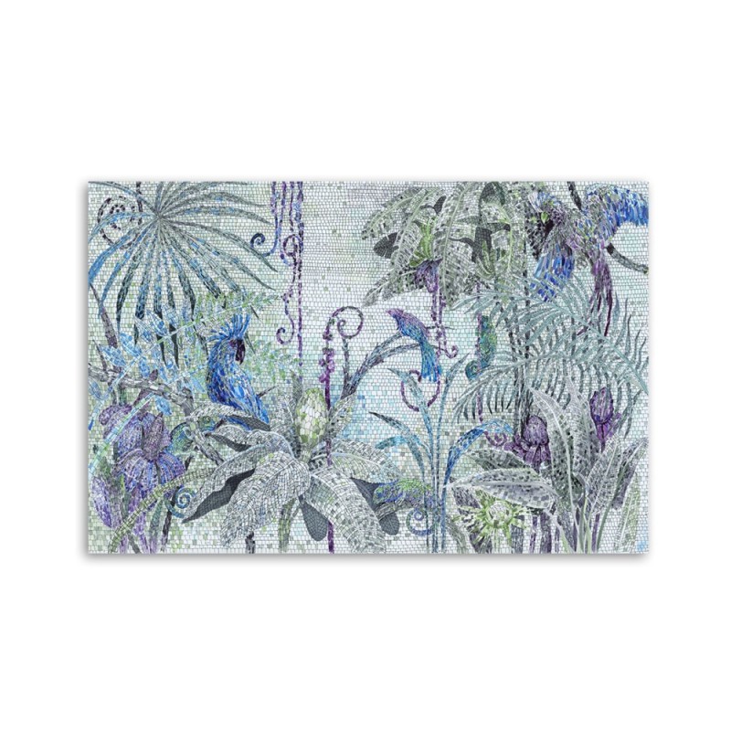 Bild auf Leinwand - Mosaik -Dschungel | Feeby