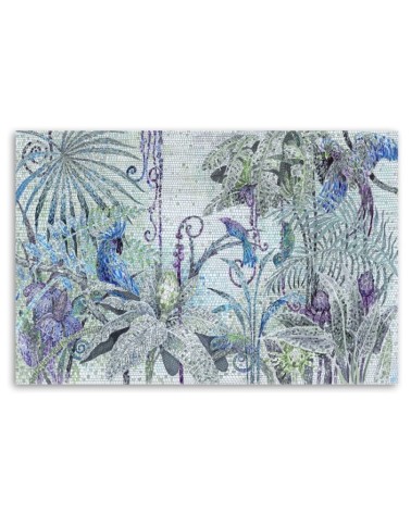 Bild auf Leinwand - Mosaik -Dschungel | Feeby