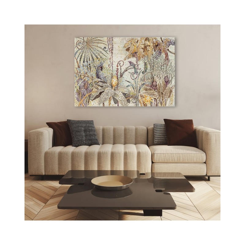 Leinwandbild - Mosaik -Dschungel | Feeby