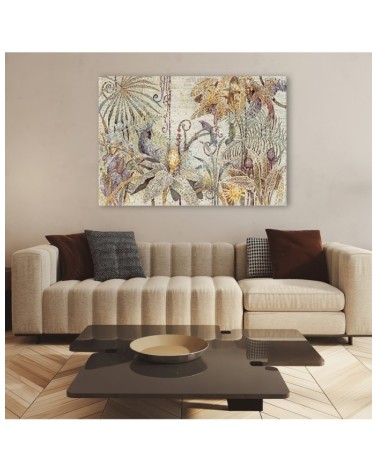 Leinwandbild - Mosaik -Dschungel | Feeby