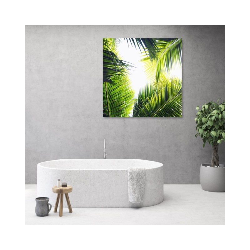 Leinwandbild - Palmen Blätter Pflanzen | Feeby