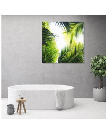 Leinwandbild - Palmen Blätter Pflanzen | Feeby