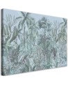 Tropical leaves and trees - Modern canvas painting | FEEBY