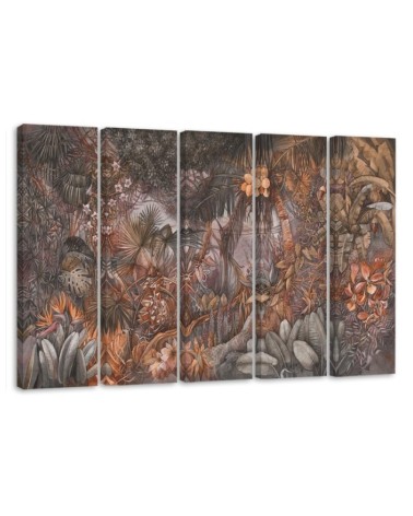 Modernes Wandbild - Tiefer Dschungel | Feeby