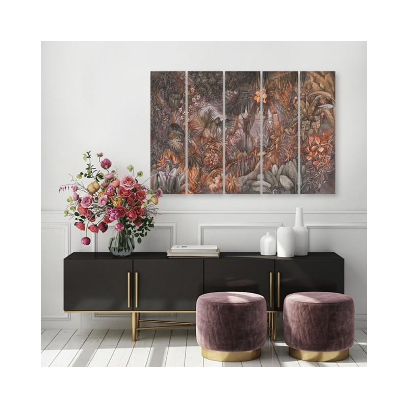 Modernes Wandbild - Tiefer Dschungel | Feeby